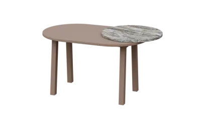 RGY 12 L konferenční stolek, levý, masivní dřevěná podnož, deska 18 mm, 500x1020x625, neutrální